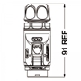 Bild von LP-24-F00PE-P02-150 | LP-24 LWL LC Duplex 2 x CNLINKO Glasfaserstecker mit 150 M Kabel Singlemode