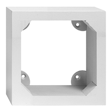 Bild von AP EDIZIO 2x2 | Aufputzrahmen EDIZIO 2x2 aus Hartholz, weiss