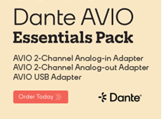 Bild von ADP Essentials Pack | Dante AVIO Essentials Bundled Three-Pack Promotion