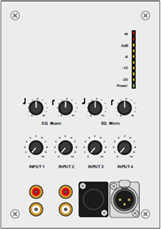 Bild von proMX21B | Einbau Mischvorverstärker 2x AUX, 1x MIK, 1x Bluetooth