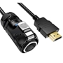 Bild von LP24-HDMI-MP-MP-1M-001 | LP-24 HDMI Kabel CNLINKO auf HDMI A 1 m IP67