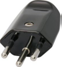 Bild von TYP12M | Typ12 Power Stecker TH Profiausführung 10A 250V, sw