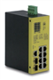 Bild von SWITCH8POE DC | 8 Port PoE+ managed Gigabit Industrie Switch mit 12-30VDC Booster und Auto Multi-Ring (KAMR)