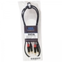 Bild von EC-A3-CLMM-1 | 1m Stereokabel 2x Cinch Stecker auf 2x Cinch Stecker, 2 pol