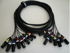 Bild von LOOM8FM_ | 8-fach Multicorekabel mit XLR female/male