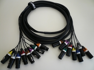 Bild von LOOM8FM_ | 8-fach Multicorekabel mit XLR female/male