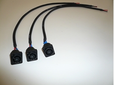 Bild von SPEAKFE_SS225 | _m Speakerflex Lautsprecherkabel 2x2.5qmm mit Speakon 4pol. Einbau D-Serie / Speakon 4pol.