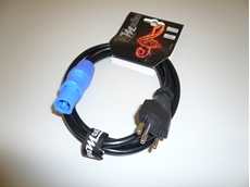 Bild von PWR_PT | _m Power Apparatekabel 3x1mm² mit Typ12 auf powerCON