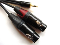 Bild von INSERT_MPFF | _m Soundflex Siam 1 x 3,5mm Klinkenstecker symmetrisch/2 x XLR 3pol. Female