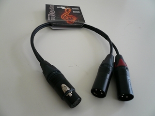 Bild von MIKFS_Y | _m Mikflex Siam Mikrofonkabel mit XLR 5pol. female / 2x XLR 3pol. male; symmetrisch