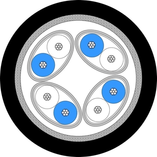 Bild von AESF4P2014PVC | AES/EBU flex 4 Paar 2x0.14qmm PVC - 110 Ohm