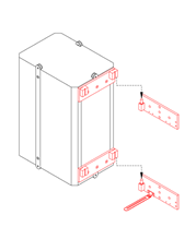 Bild von HK-ICLX-WT | Hinge kit for ICLX and ICLXL - White