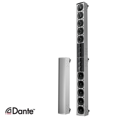 Bild von ICL-F-TRIP-RD-CC | Iconyx Live 17x 6.5" & 6x 1" Digitally Steerable Triple Column with Dante - Custom Color